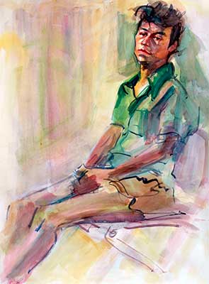 "The Artist" - Alexandra Eyer Fine Portraits.